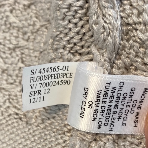 Gray Banana Republic Hook Front Knit Sweater - Picture 7 of 7